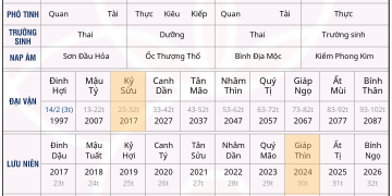 Lá số nữ vượng giả nhược