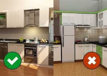 Đại kỵ khi đặt bếp