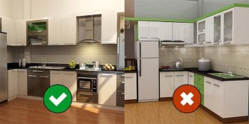 Đại kỵ khi đặt bếp